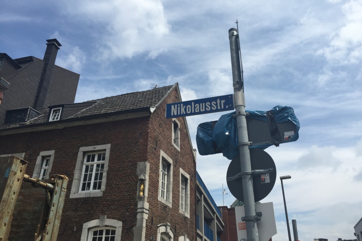 Aachen Street Sign