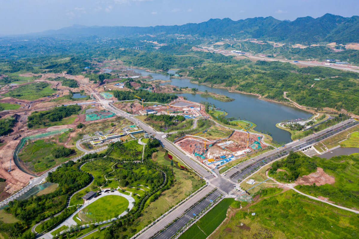 Chongqing Liangjiang Innovation Zone Under Construction