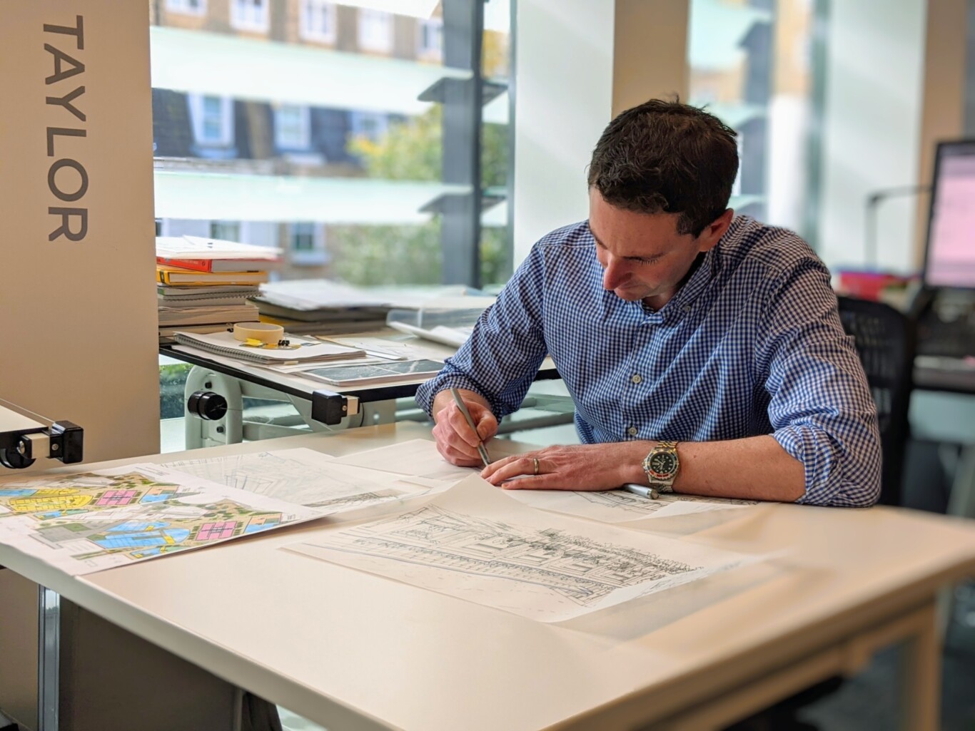 10 Daniel Morgans Chapman Taylor Architect Sketching October 2020