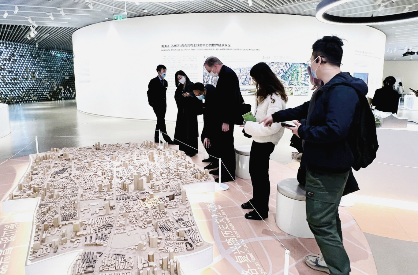 Chapman Taylor Shanghai Team Visit The Urban Planning Exhibition Centre 2