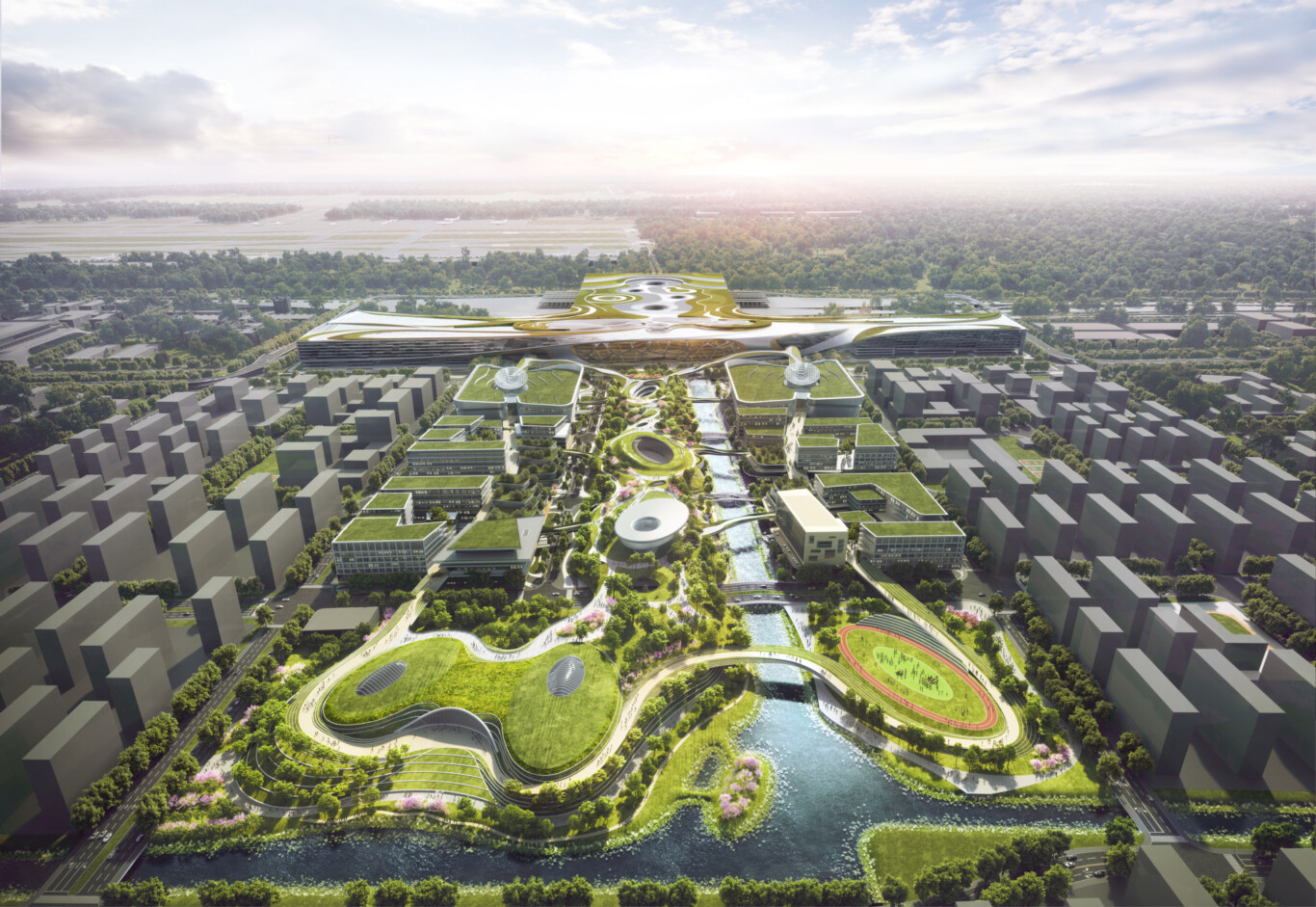 Shanghai East Railway Station Chapman Taylor Masterplan 2