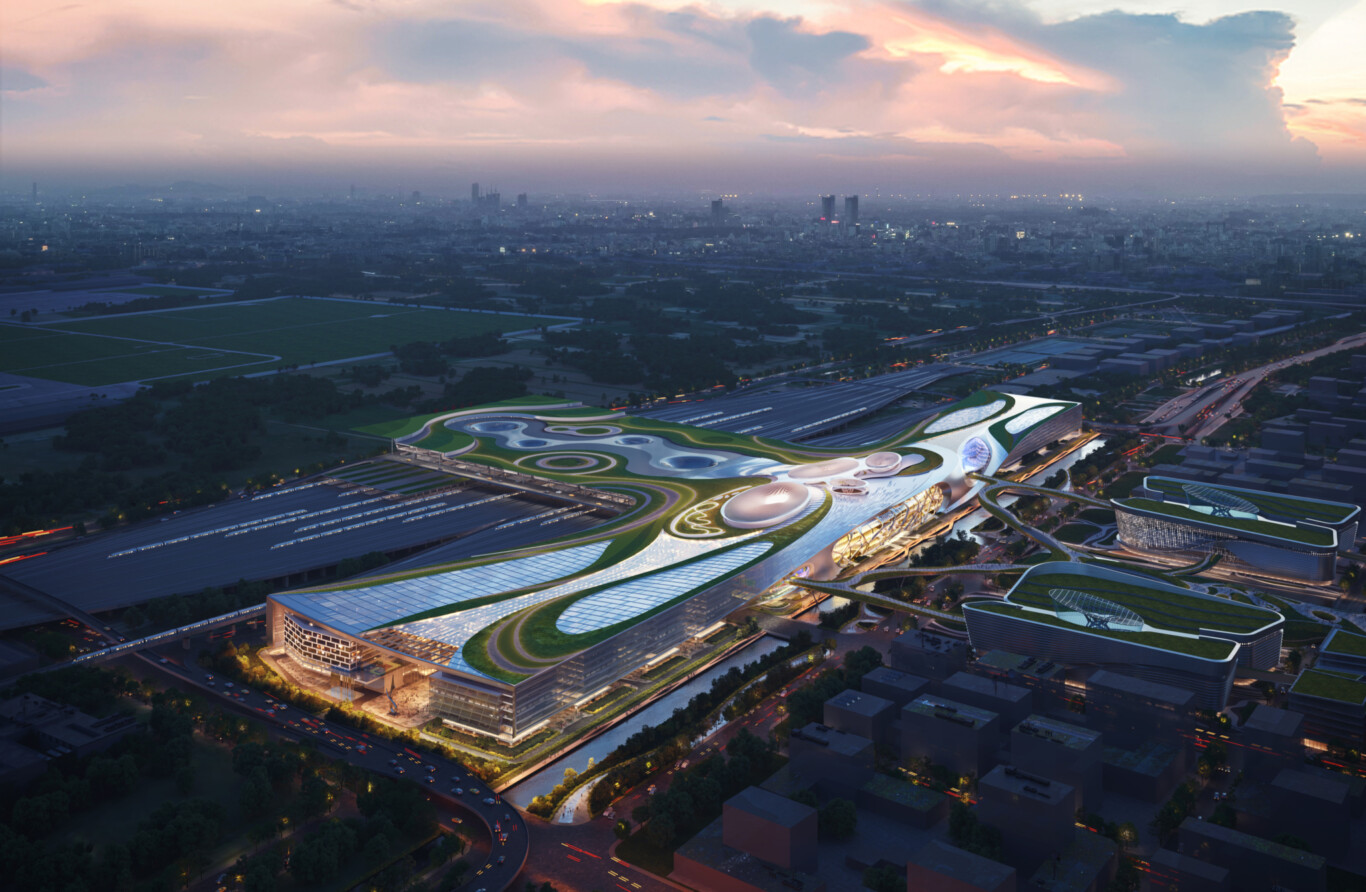 Shanghai East Station Masterplan By Chapman Taylor 7