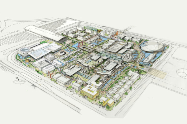 Airtport City Masterplan Sketch