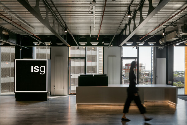 Chapman Taylor provided the interior design scheme for ISG's Manchester headquarters at the MediaCityUK Tomorrow building, which itself was designed and delivered by Chapman Taylor_2