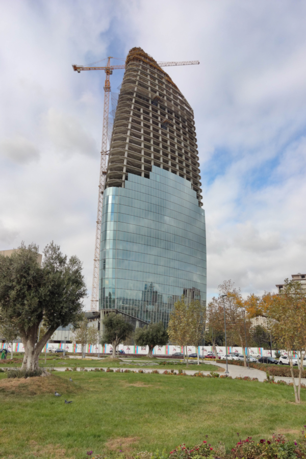 Port Baku Tower 2 November 2021 Tops Out Use 1