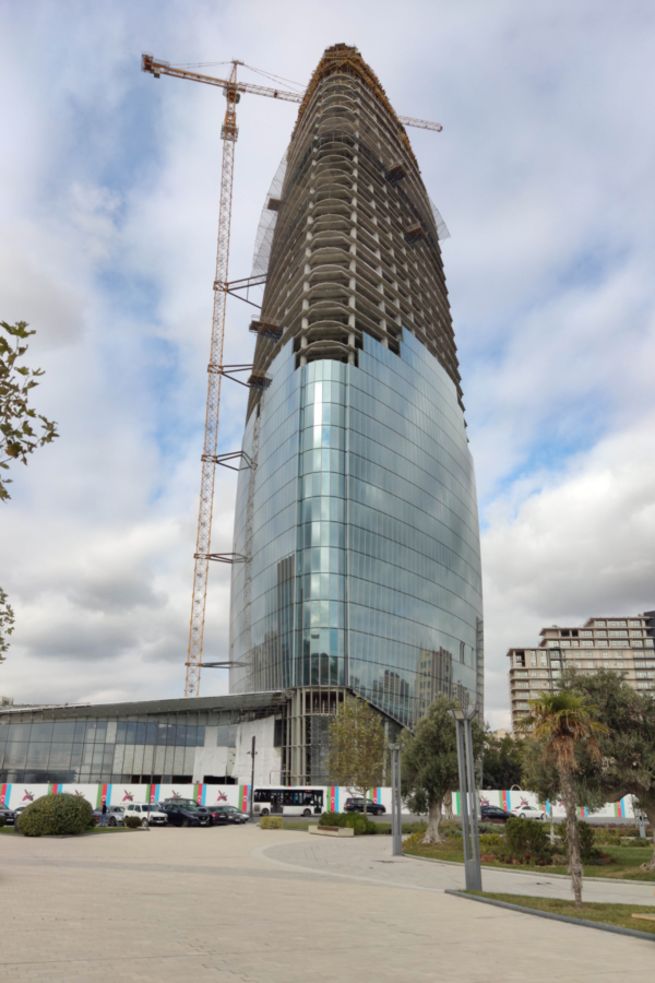 Port Baku Tower 2 November 2021 Tops Out Use 3
