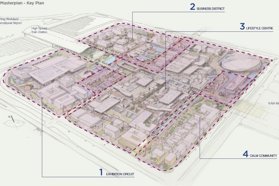 Airport City Jeddah Masterplan Zones