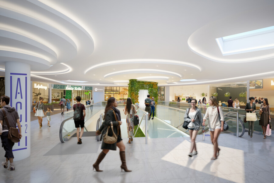 Chapman Taylors Food Court Redesign For Ville 2 Shopping Centre In Charleroi Cgi 50