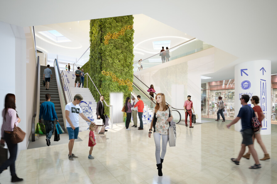 Chapman Taylors Food Court Redesign For Ville 2 Shopping Centre In Charleroi Cgi 60
