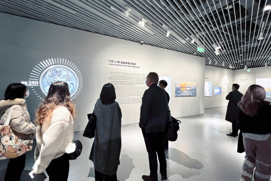 Chapman Taylor Shanghai Team Visit The Urban Planning Exhibition Centre 6