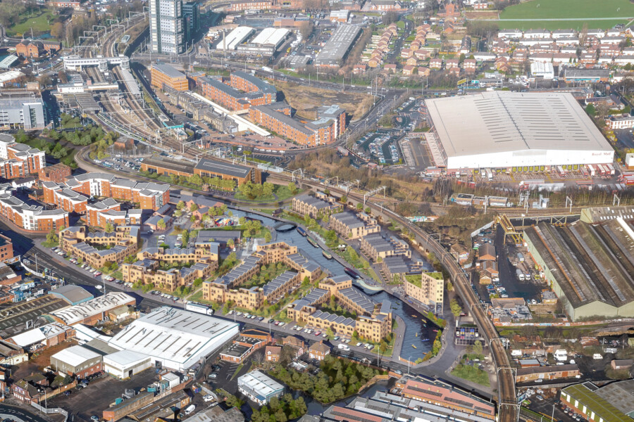 Chapman_Taylor_Wolverhampton_Regeneration_Masterplan_canal