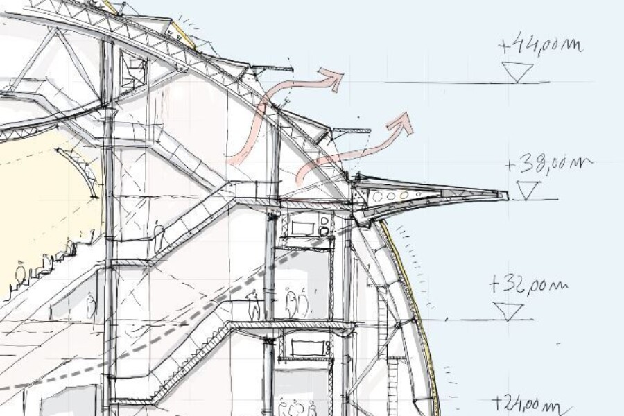 City Airport Jeddah Sketch 1000