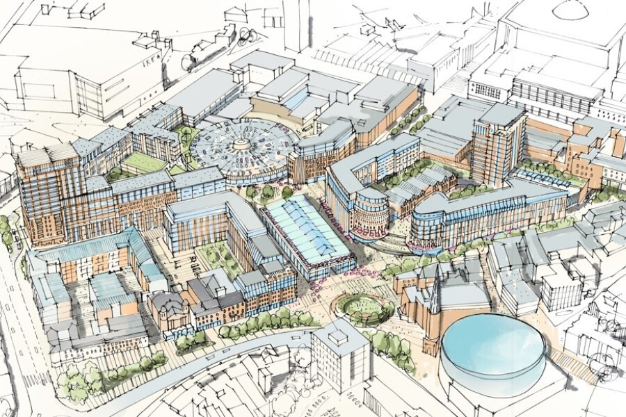 Coventry Masterplan Sketch Daniel 1