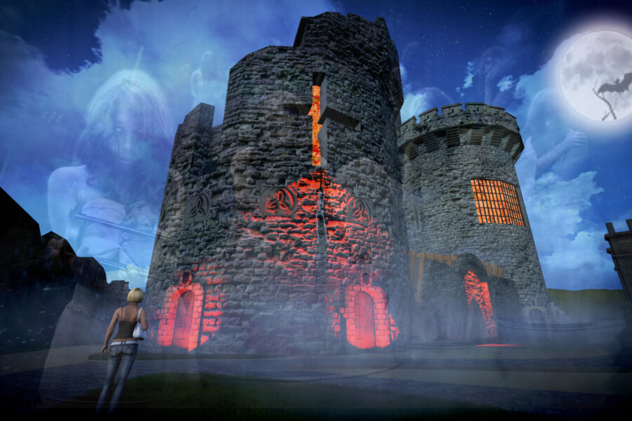 Global 100 Ghost Castle English Village