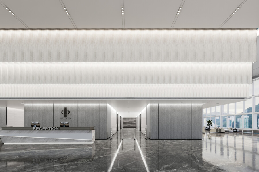 Jinan Xintai Highrise Workplace Sky Lobby2