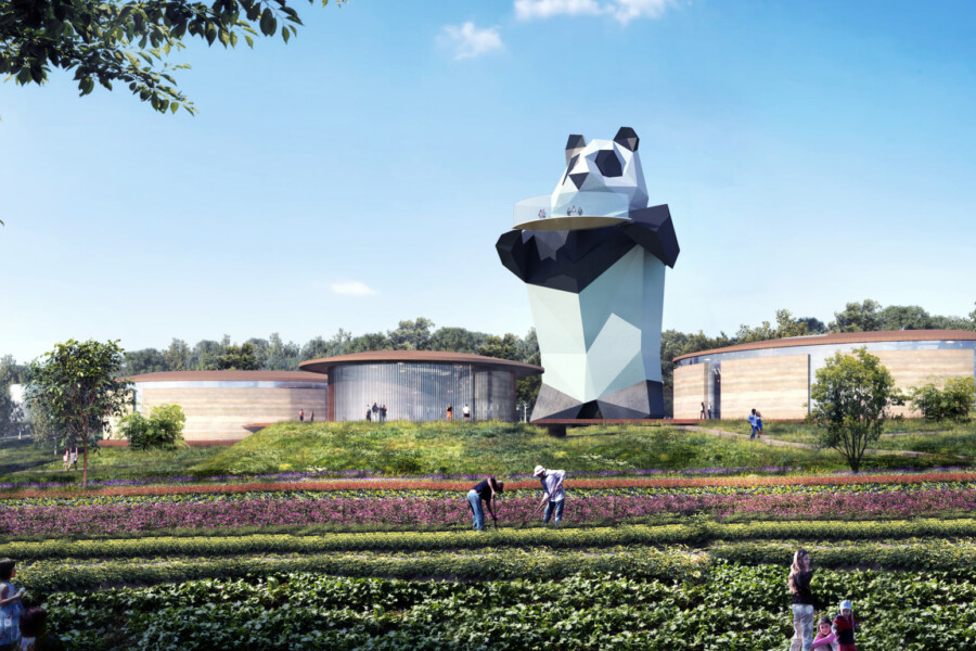 Land Of The Giant Pandas Panda Tower