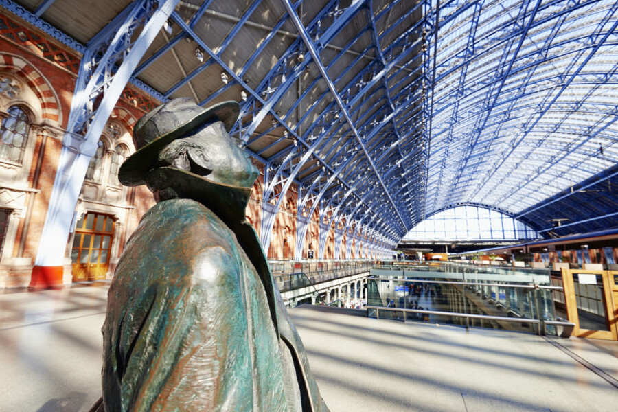 St Pancras Statue