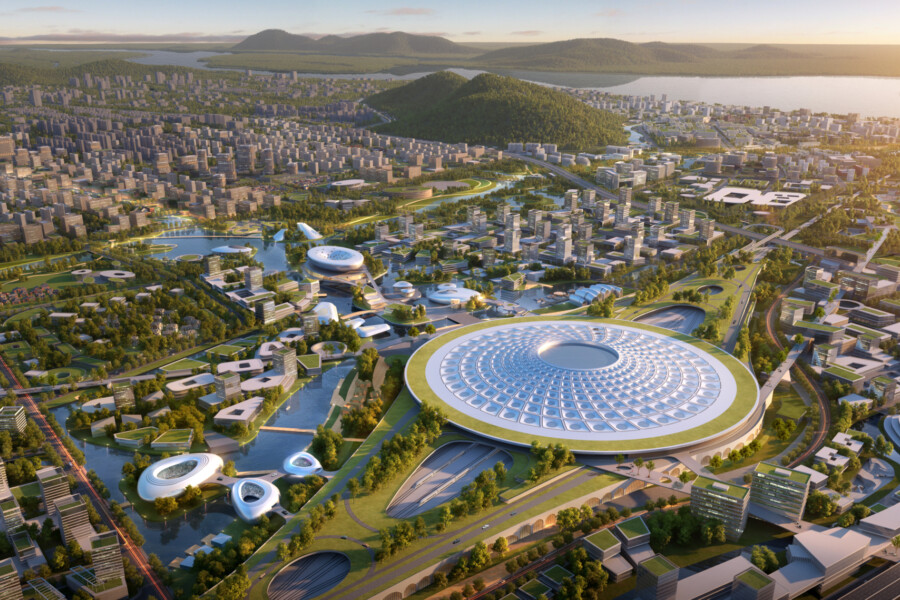 Wenzhou Eastern New Town And High Speed Railway Station By Chapman Taylor 70