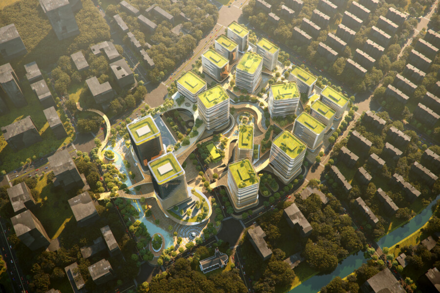 Zhangjiang Ic Design Industrial Park In Shanghai C02