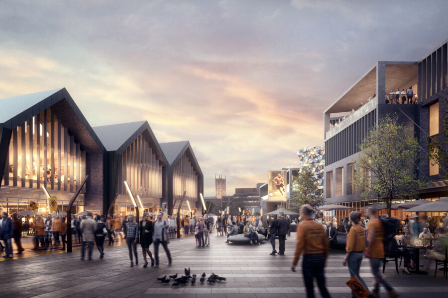 Chapman Taylor Wolverhampton Regeneration Masterplan Molineux Eye Level