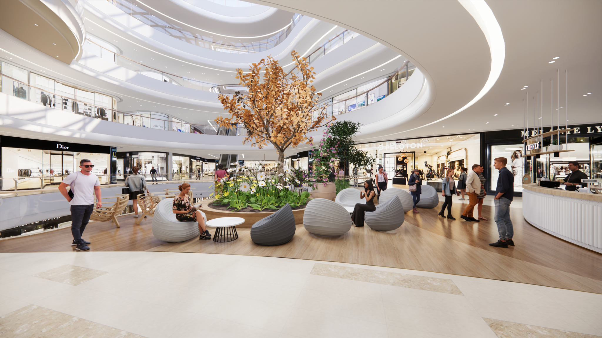 Chapman Taylor  Nature-inspired shopping malls in China